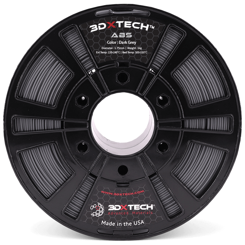 3DXTech - 3DXTECH Dark Grey ABS 1.75mm - 4kg