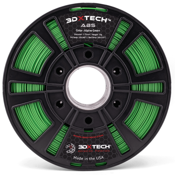 3DXTech - 3DXTECH Green ABS 2.85mm - 1kg