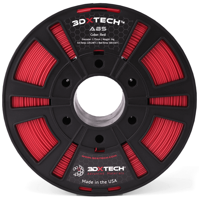 3DXTech - 3DXTECH Red ABS - 1kg
