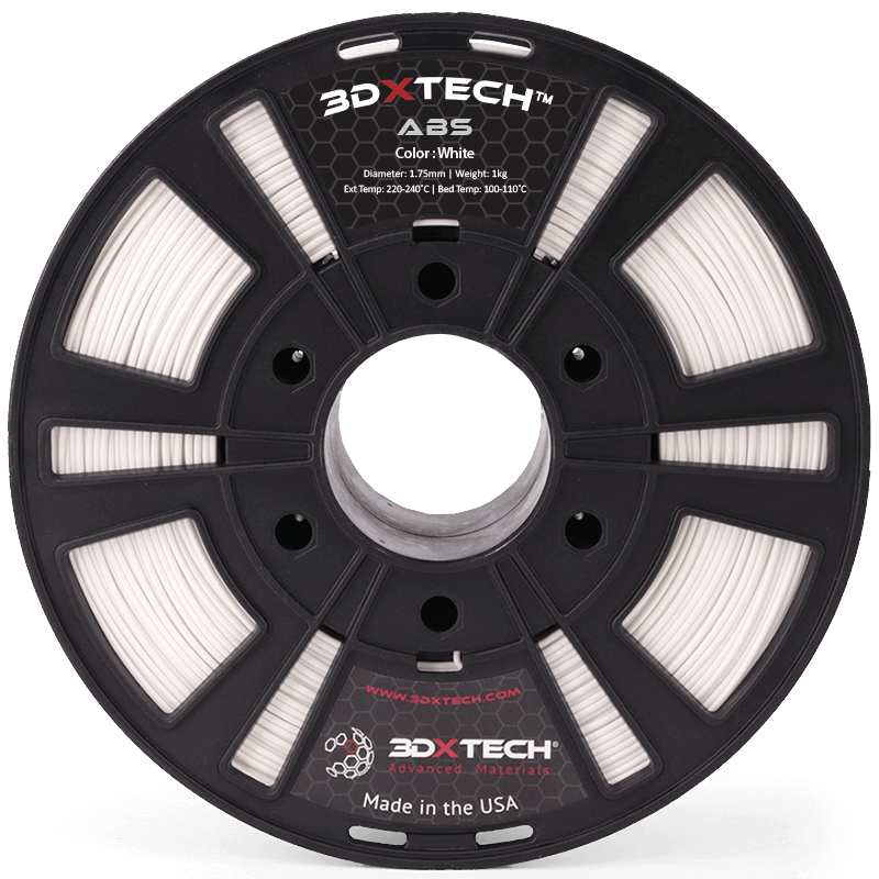 3DXTech - 3DXTECH White ABS 2.85mm - 4kg