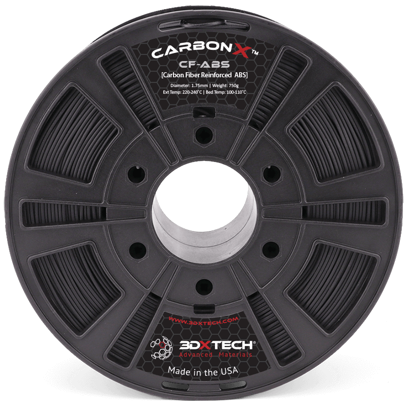 3DXTech - CarbonX Black Carbon Fiber ABS+ - 0.75kg