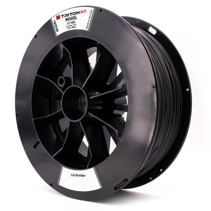 3DXTech - TRITON Black Carbon Fiber ABS+ 1.75mm - 3.17kg