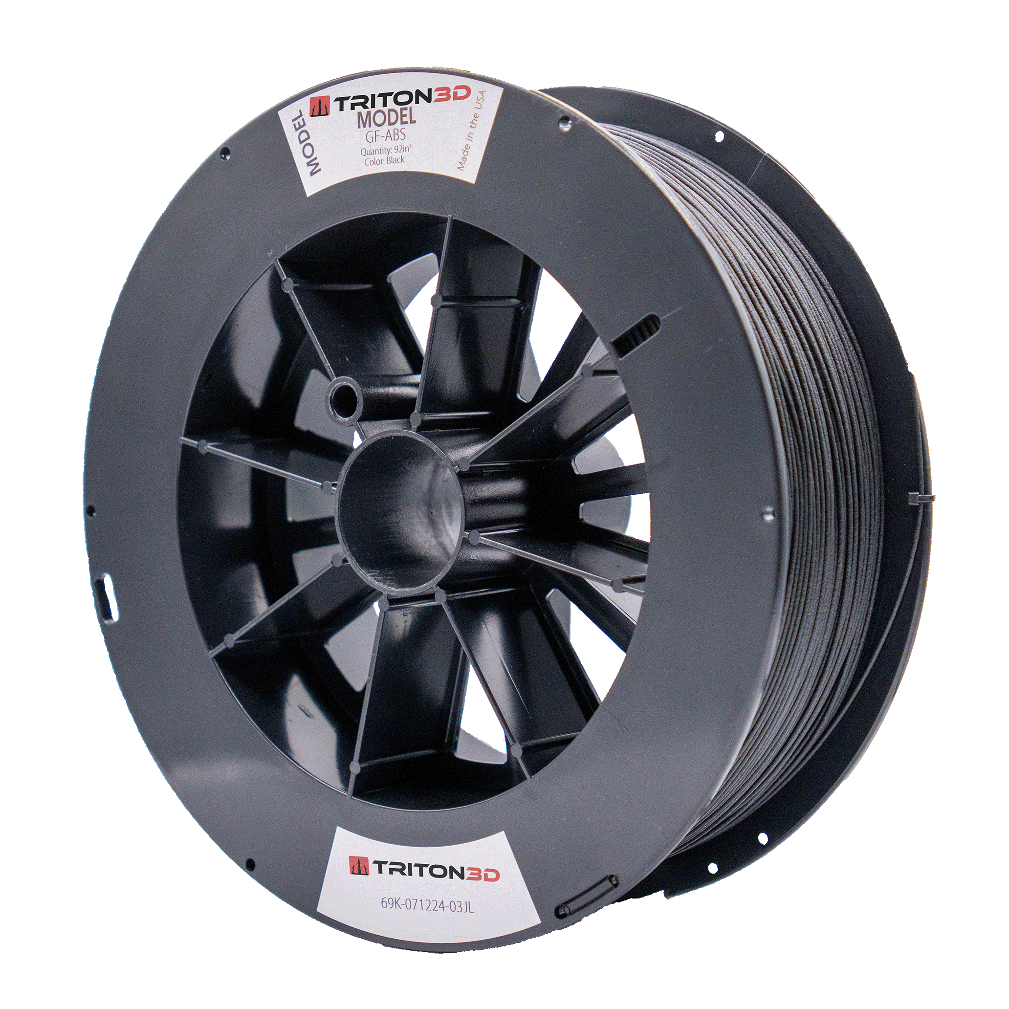 3DXTech - TRITON Black Glass Fiber ABS+ - 3.17kg