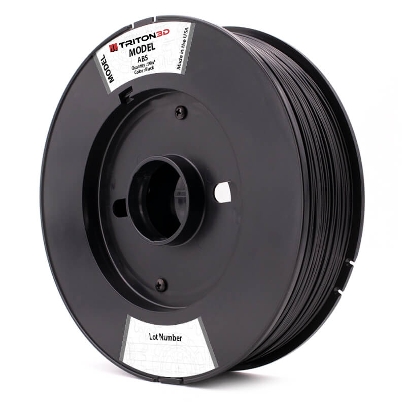 3DXTech - TRITON Black ABS 1.75mm - 1.68kg