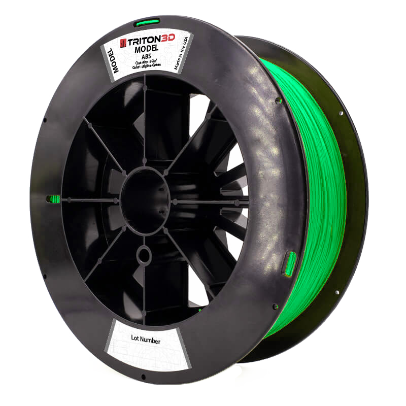3DXTech - TRITON Green ABS - 16.08kg