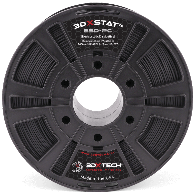 3DXTech - 3DXSTAT ESD Black PC - 0.75kg
