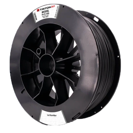 3DXTech - TRITON Black Flame Retardant PC-ABS 1.75mm - 5.12kg