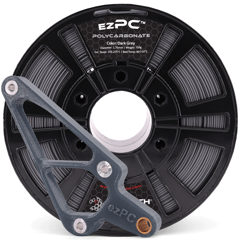3DXTech - ezPC Dark Grey PC 1.75mm - 0.75kg