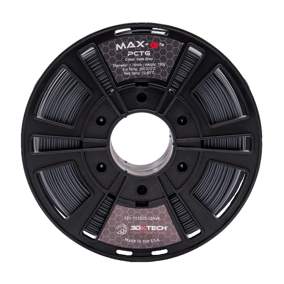 3DXTech - MAX-G Dark Grey PCTG 2.85mm - 2.5kg