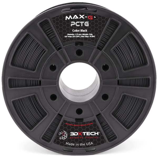 3DXTech - MAX-G Dark Grey PCTG - 0.75kg