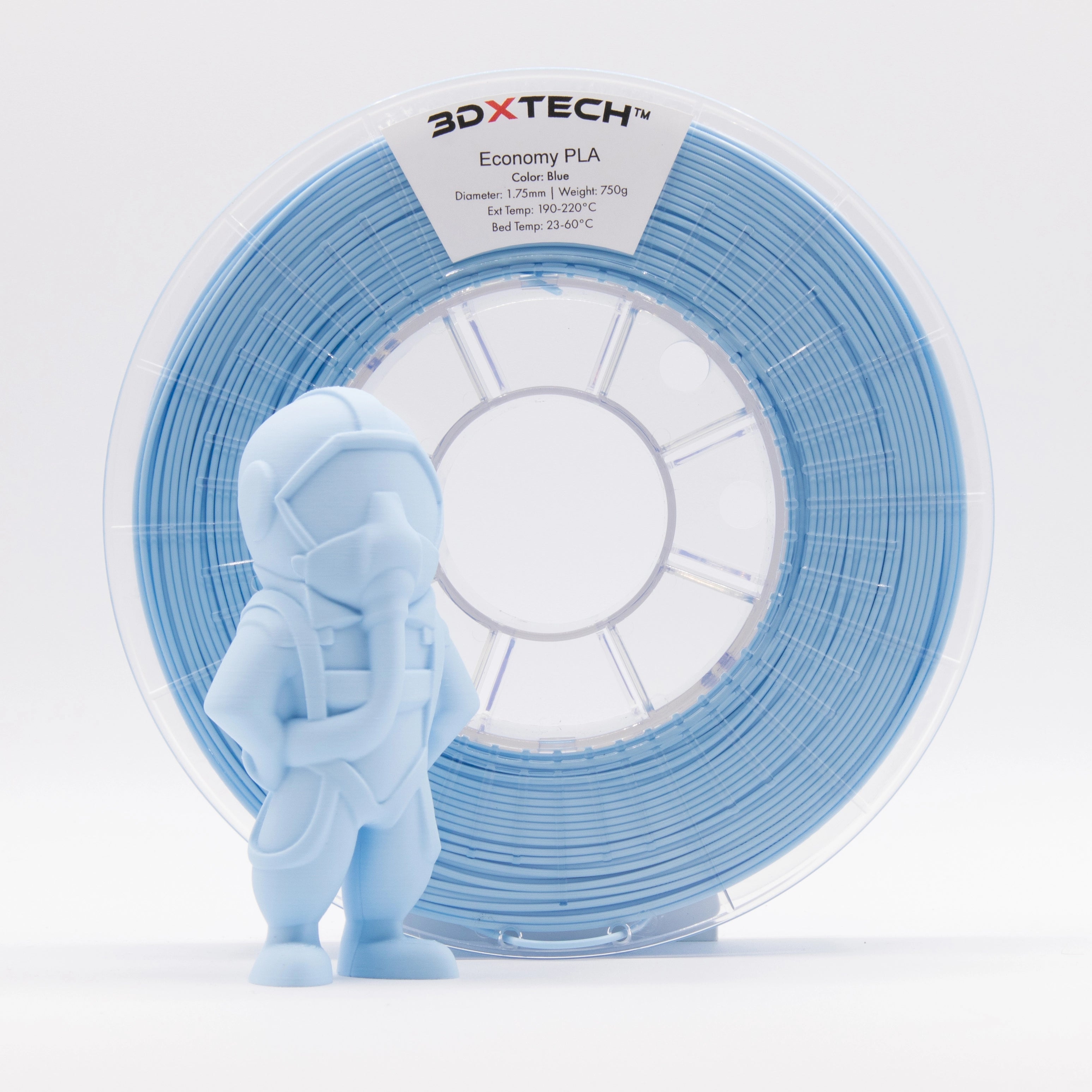 3DXTech - Economy Blue Bio Based PLA - 0.75kg