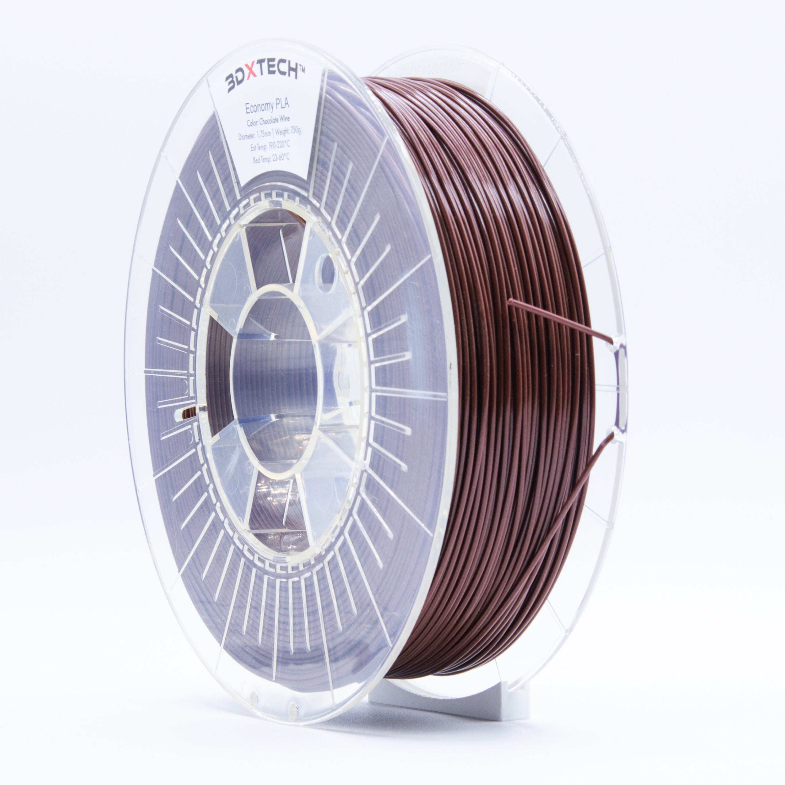 3DXTech - Economy Chocolate-Wine Bio Based PLA - 0.75kg