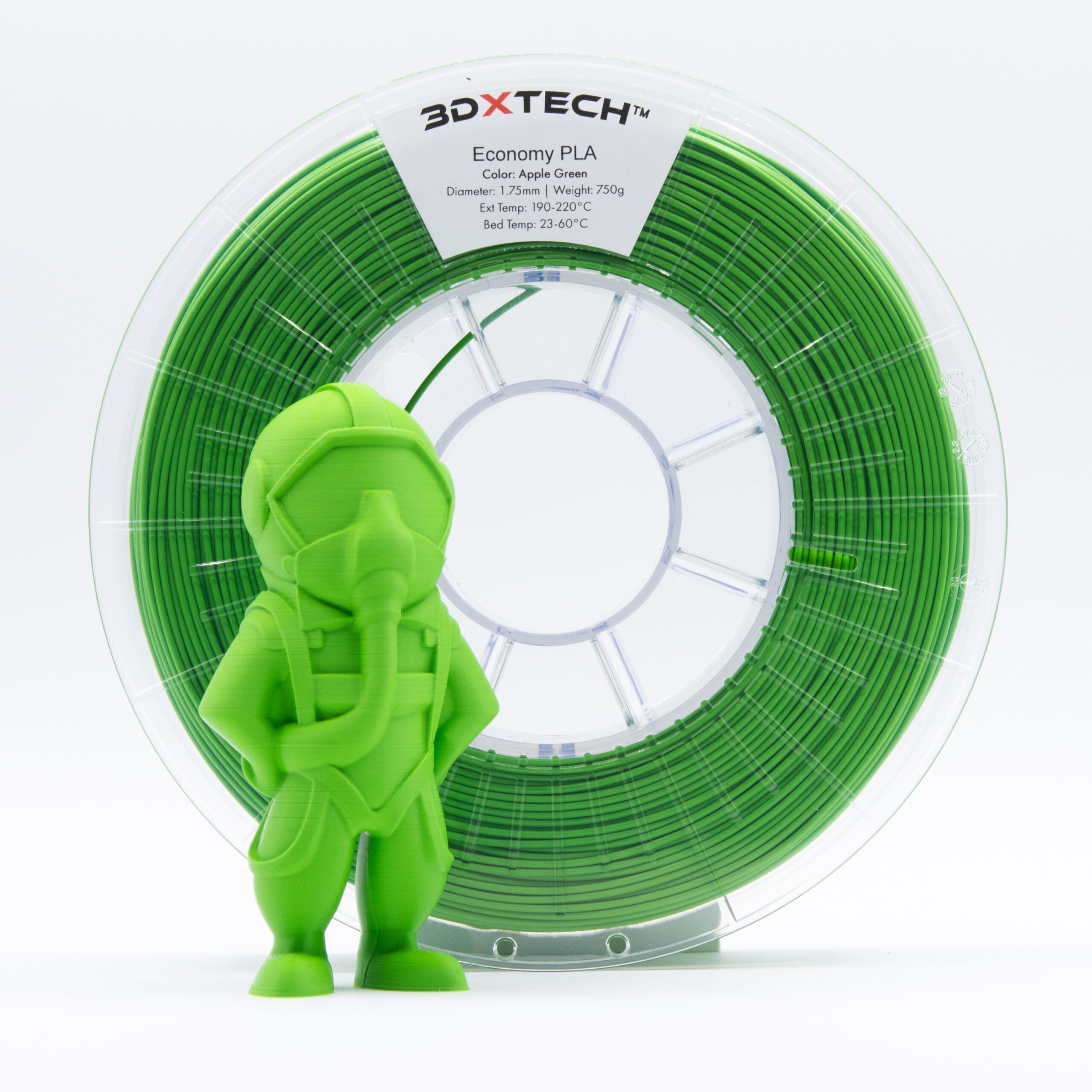 3DXTech - Economy Yellow Bio Based Fluorescent PLA - 0.75kg