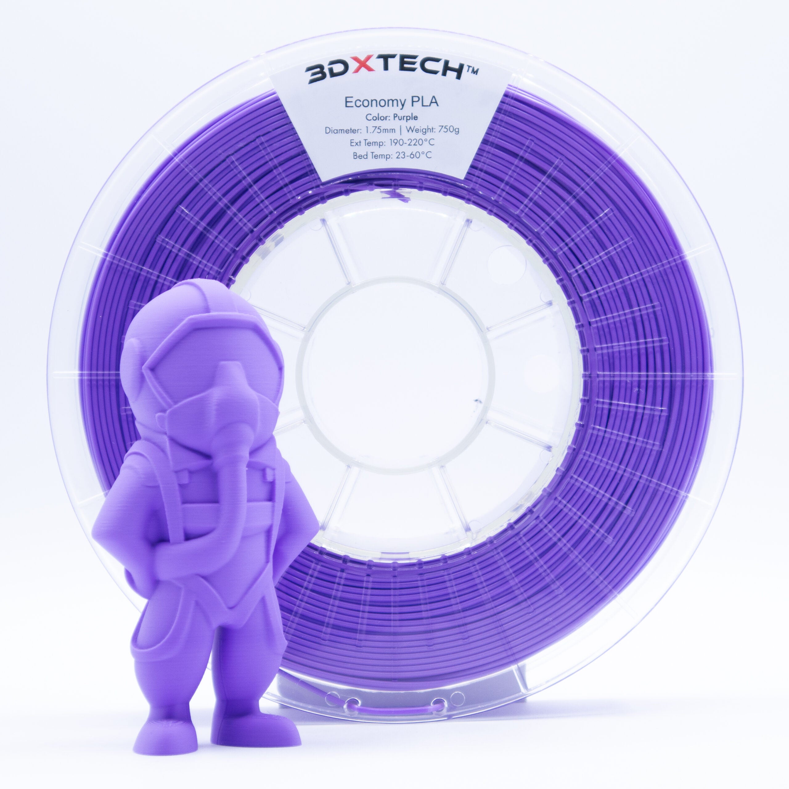 3DXTech - Economy Purple Bio Based PLA - 0.75kg