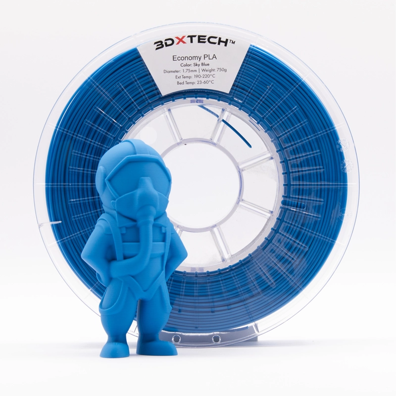 3DXTech - Economy Sky-Blue Bio Based PLA - 0.75kg