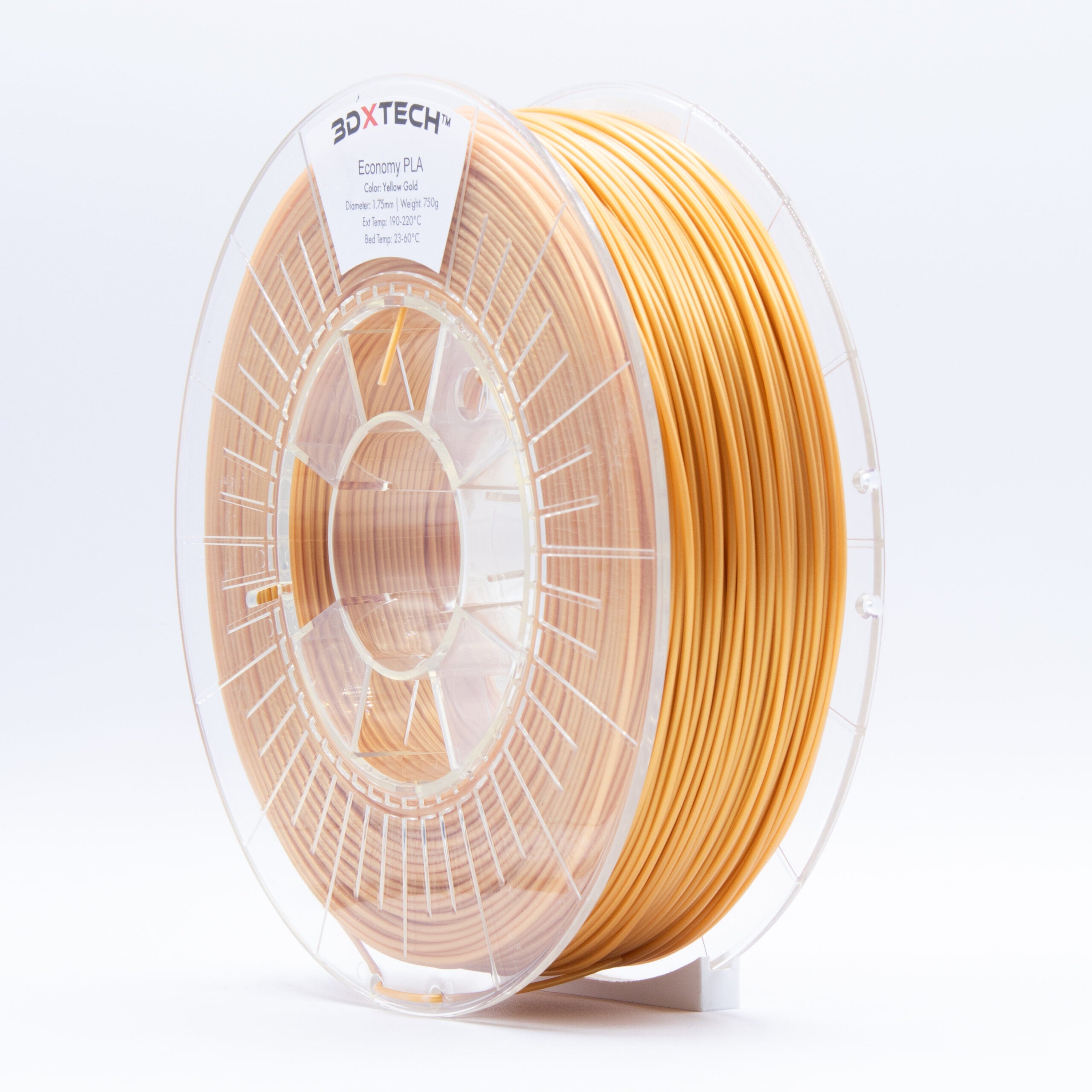 3DXTech - Economy Yellow-Gold Bio Based PLA - 0.75kg