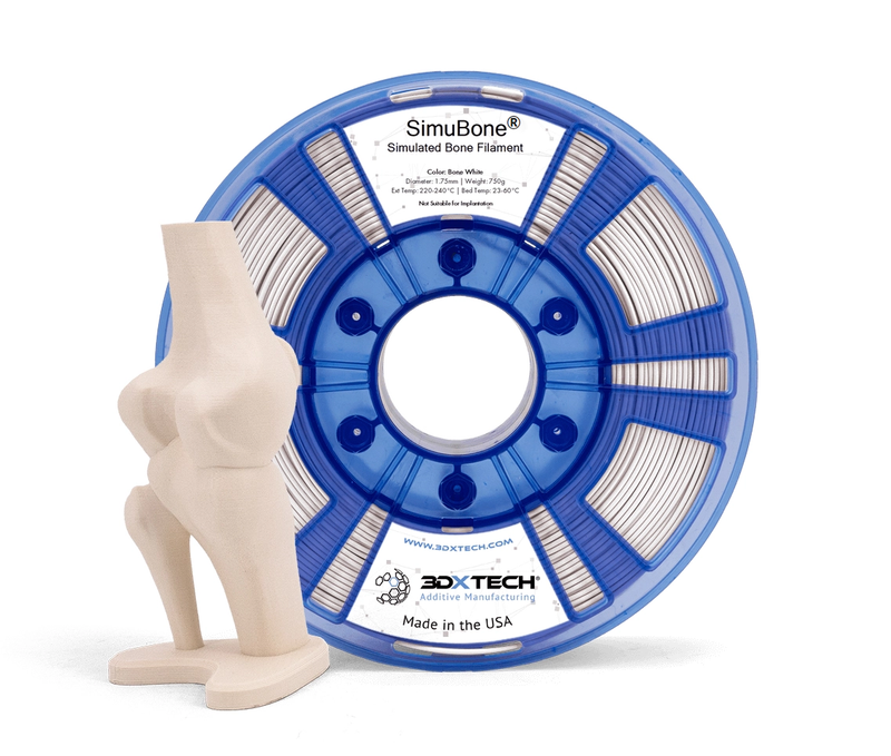 3DXTech - SimuBone Antique White PLA 1.75mm - 0.75kg