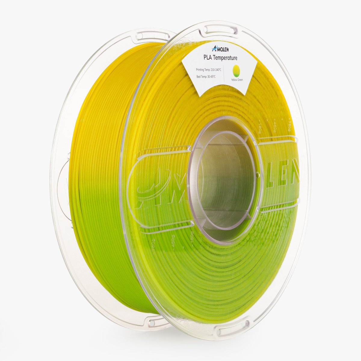 Amolen - Green to Yellow Color Change Gradient PLA 1.75mm - 1kg