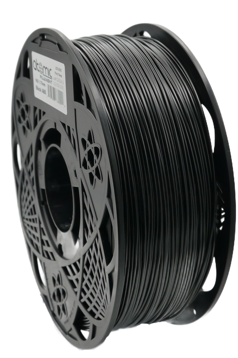 Atomic Filament - Black Ams Compatible ABS 1.75mm - 1kg