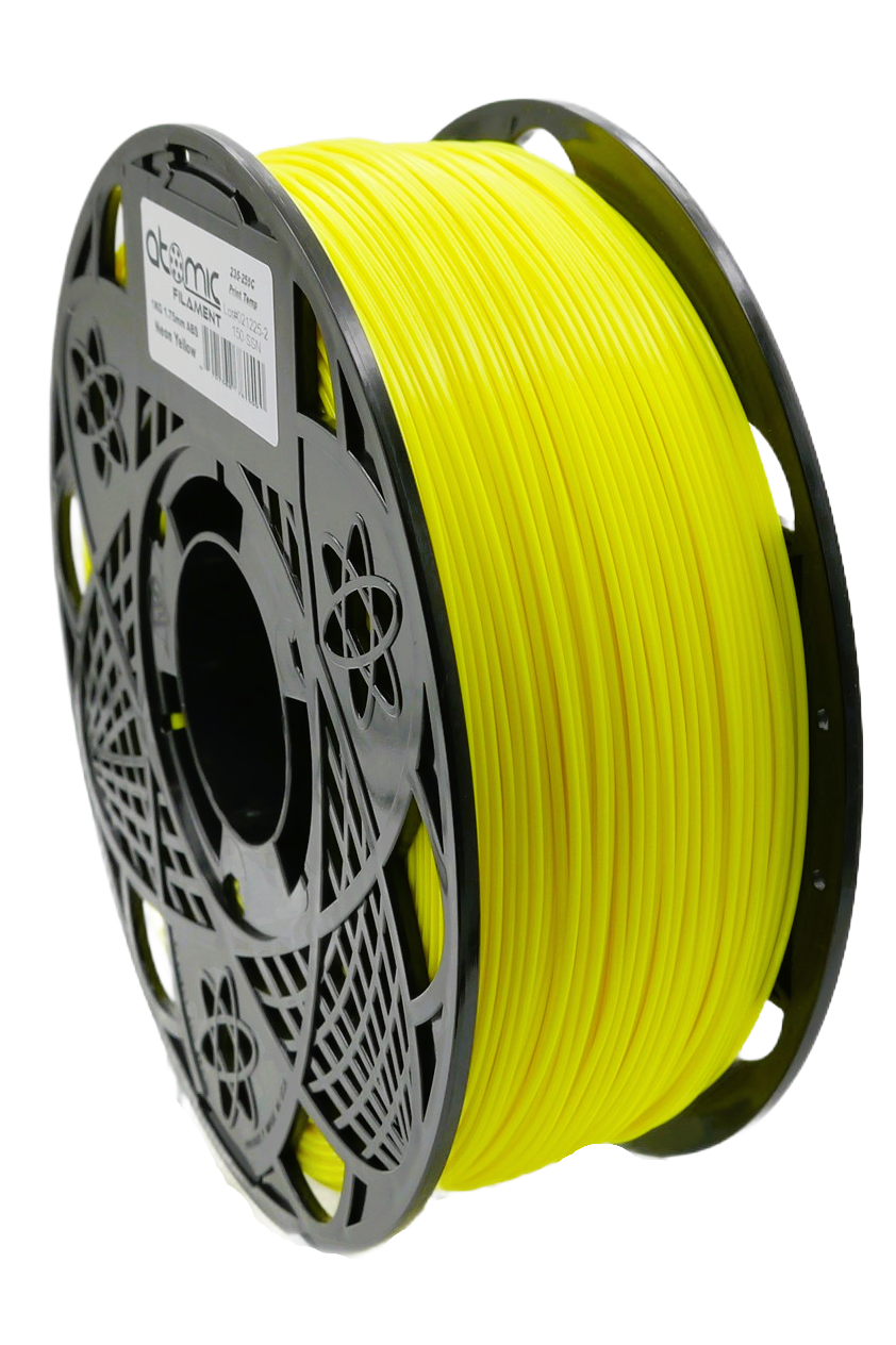 Atomic Filament - Yellow Uv Reactive Fluorescent ABS - 1kg
