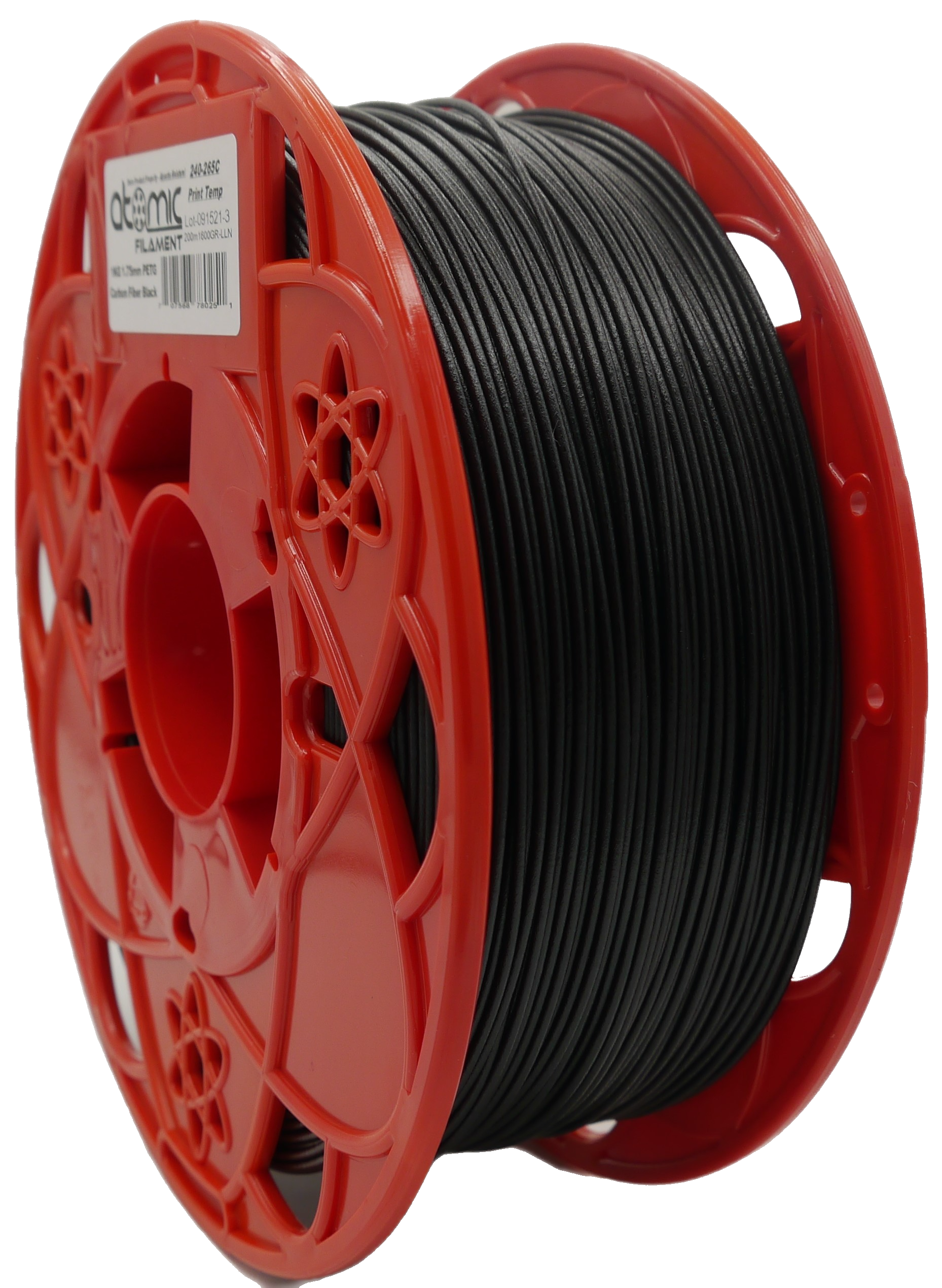 Atomic Filament - Extreme Black Carbon Fiber PETG+ - 1.45kg