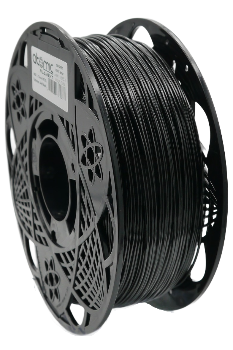 Atomic Filament - Extreme Jet Black PETG+ - 1kg