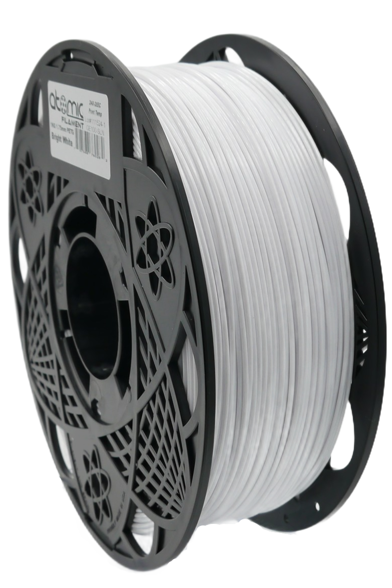 Atomic Filament - Pro Bright White Opaque PETG+ - 3.5kg