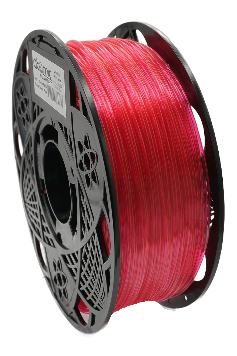 Atomic Filament - Pro Translucent Hot Pink Fluorescent Transparent PETG+ - 1kg