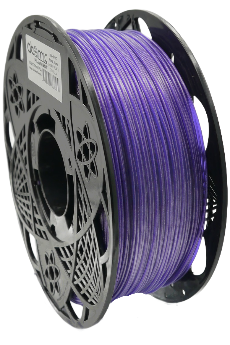 Atomic Filament - Pro Indigo Golden V3 Translucent Glitter Transparent PETG+ 1.75mm - 1kg