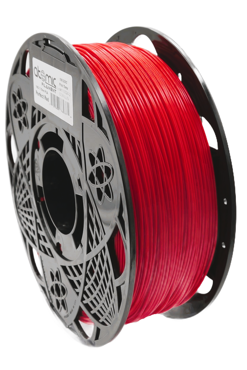 Atomic Filament - Pro Perfect Red Opaque PETG+ 1.75mm - 1kg