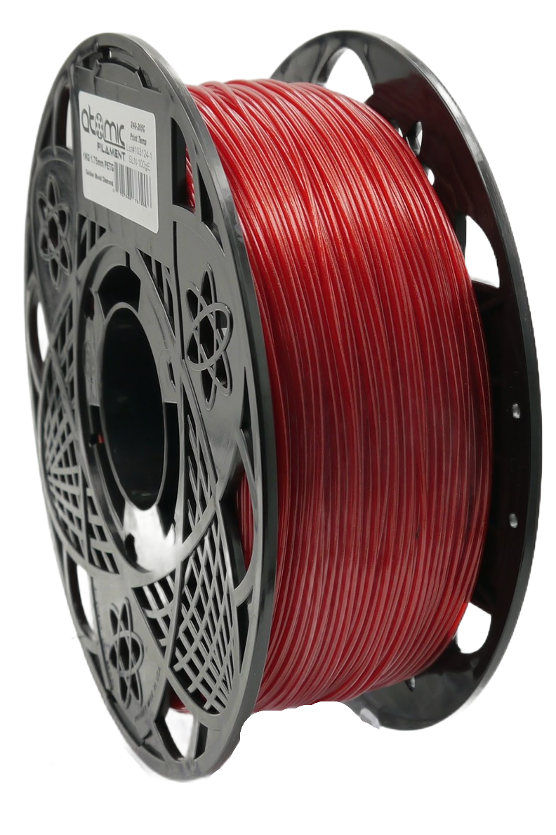 Atomic Filament - Pro Golden Blood Diamond Translucent Transparent PETG+ - 1kg