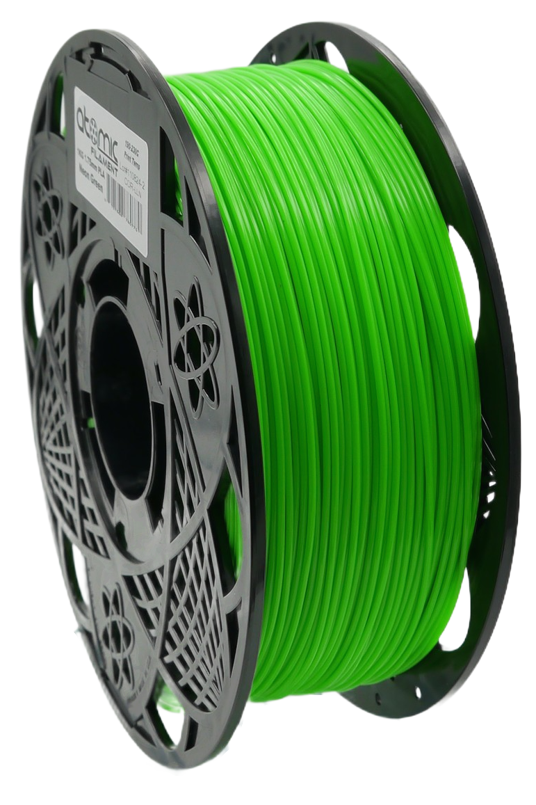 Atomic Filament - Green Ams Compatible Fluorescent Uv Reactive PLA 1.75mm - 1kg