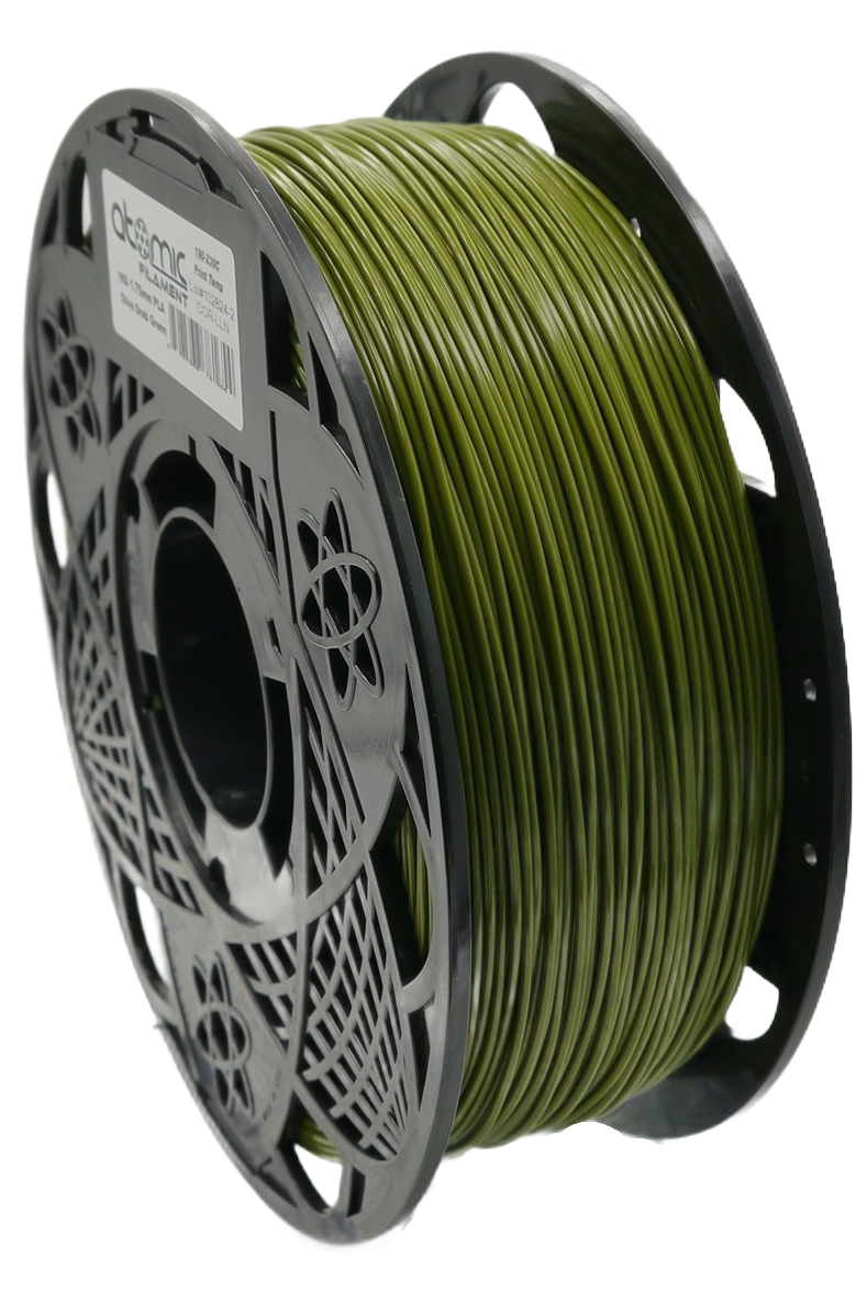 Atomic Filament - Olive Drab Green Ams Compatible PLA 1.75mm - 1kg