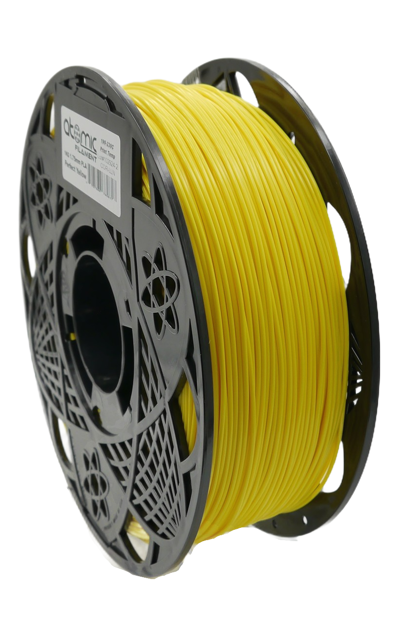 Atomic Filament - Perfect Yellow PLA 1.75mm - 1kg