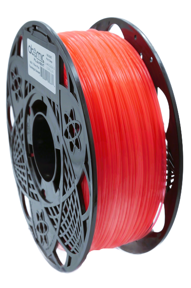 Atomic Filament - Translucent Flamingo Sunset Transparent PLA - 1kg