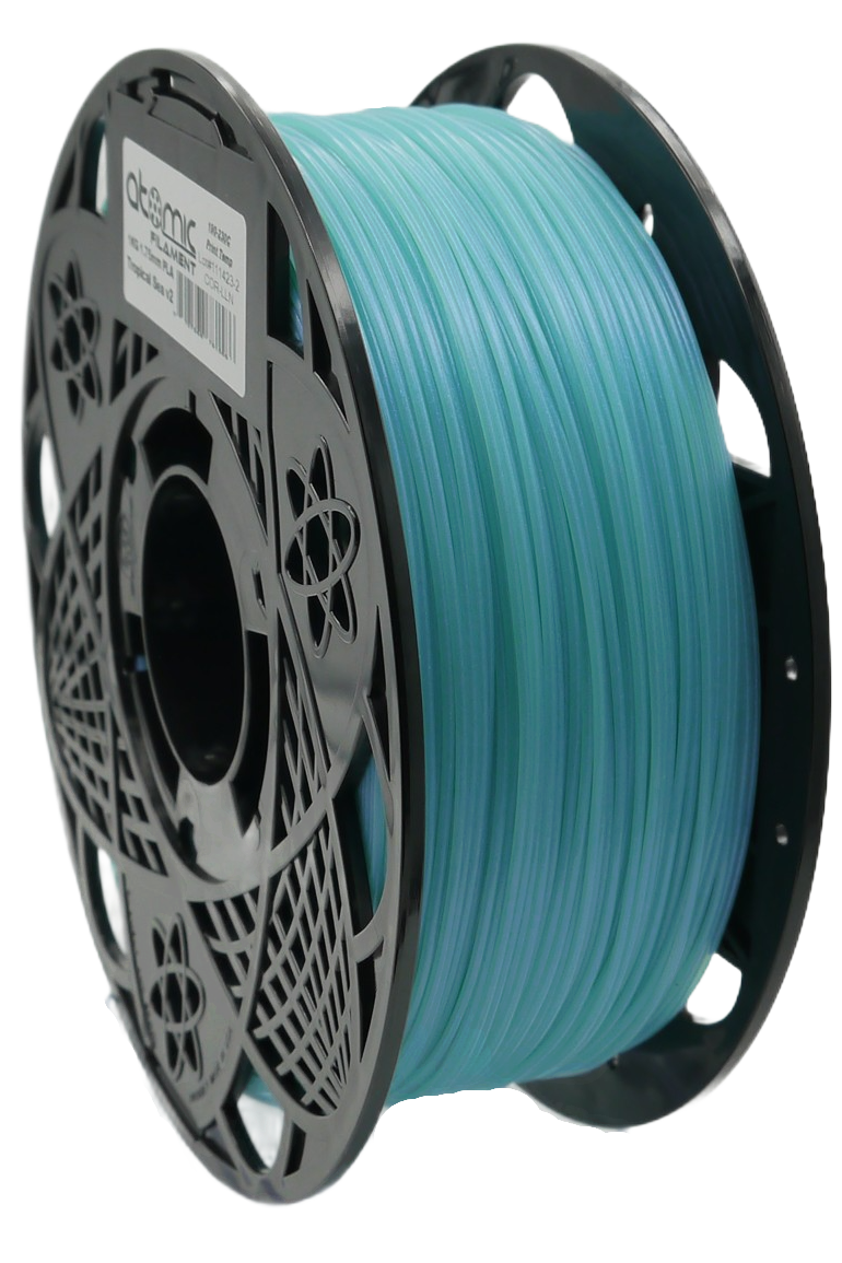 Atomic Filament - Tropical Sea Iridescent Translucent V2 Transparent PLA - 1kg