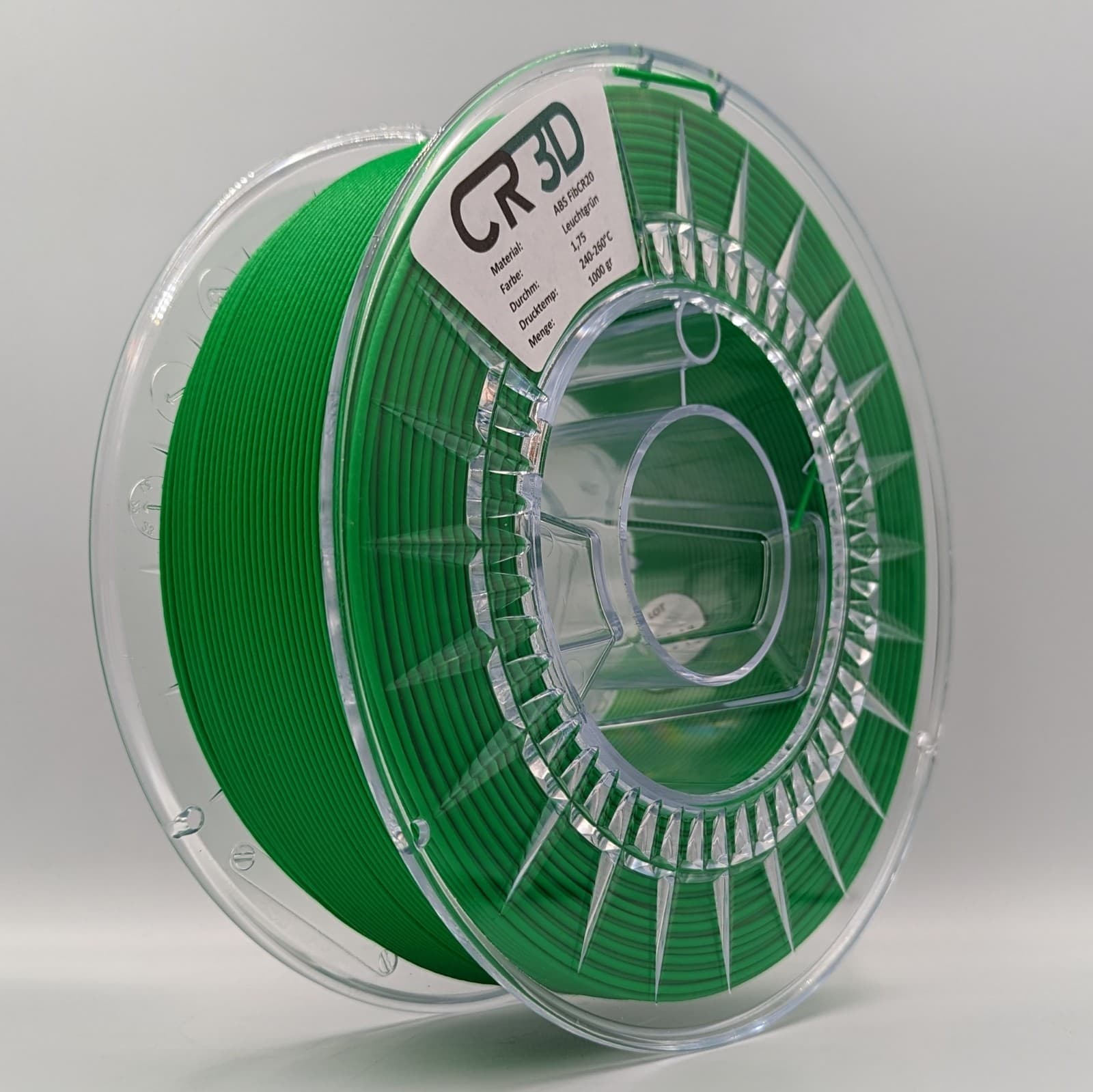 CR-3D - FibCR20 Leuchtgrün Glass Fiber ABS+ 1.75mm - 1kg