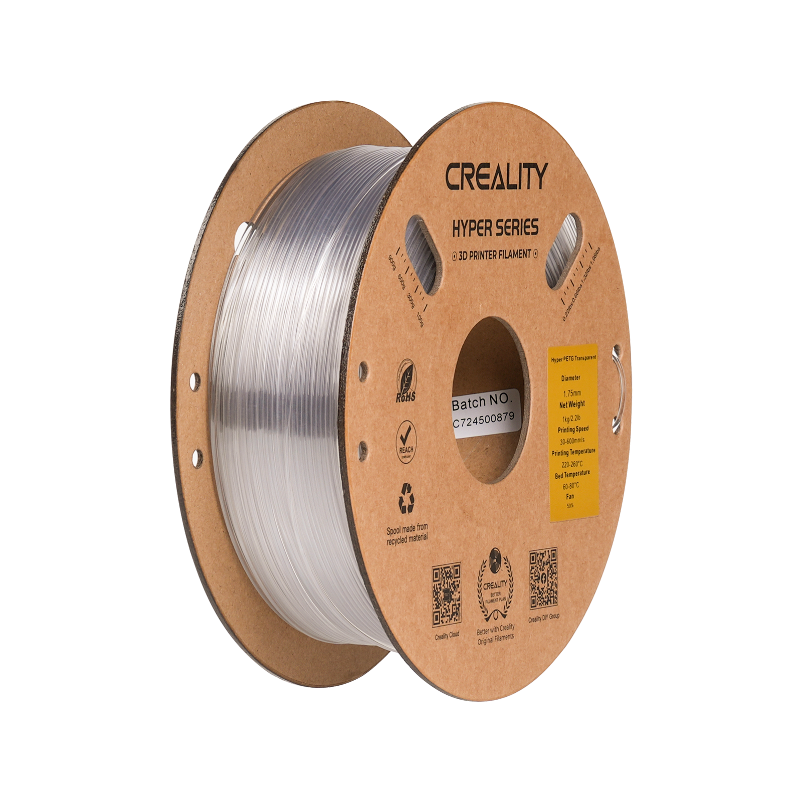 Creality - Hyper Transparent PETG - 1kg