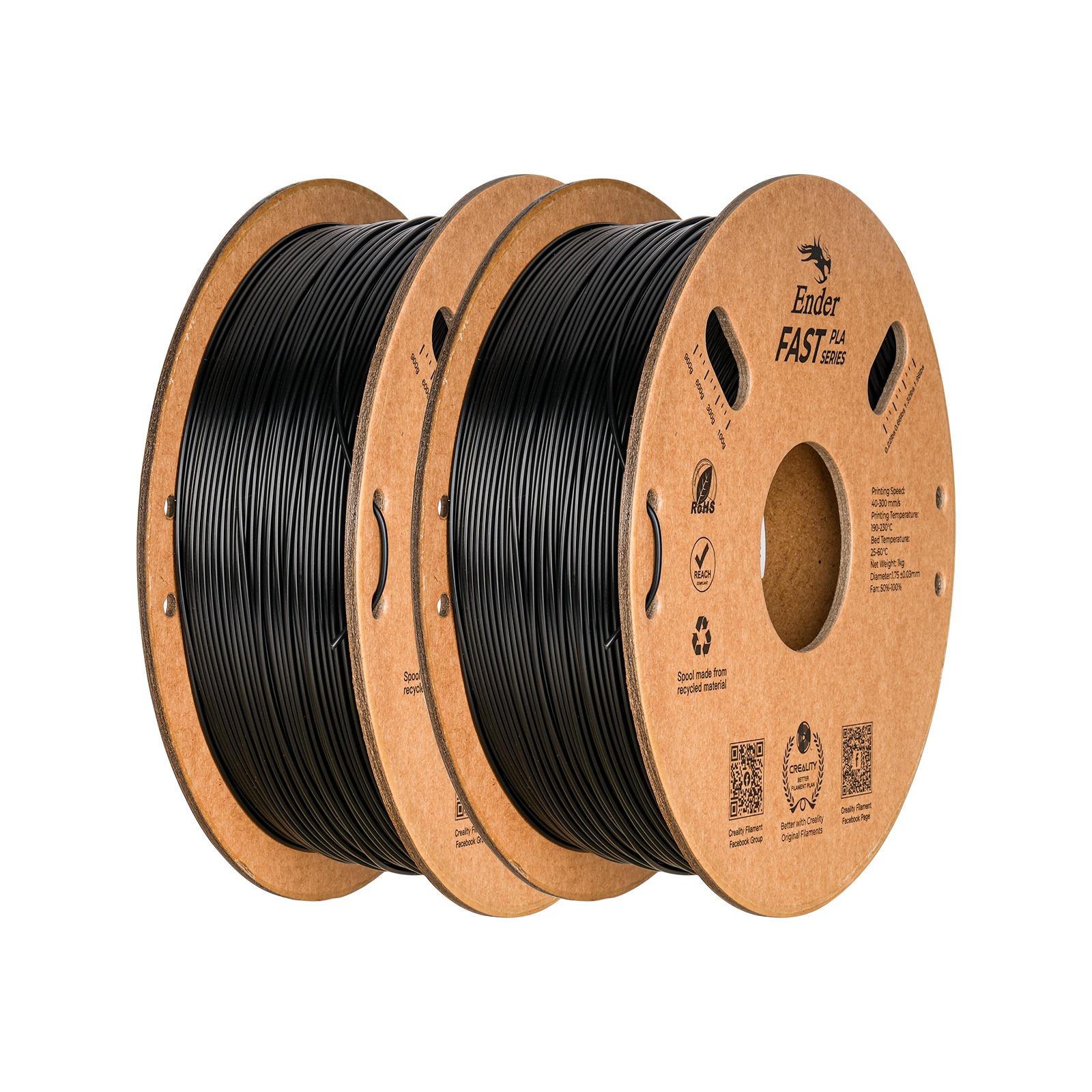 Creality - Black+Black PLA - 2kg