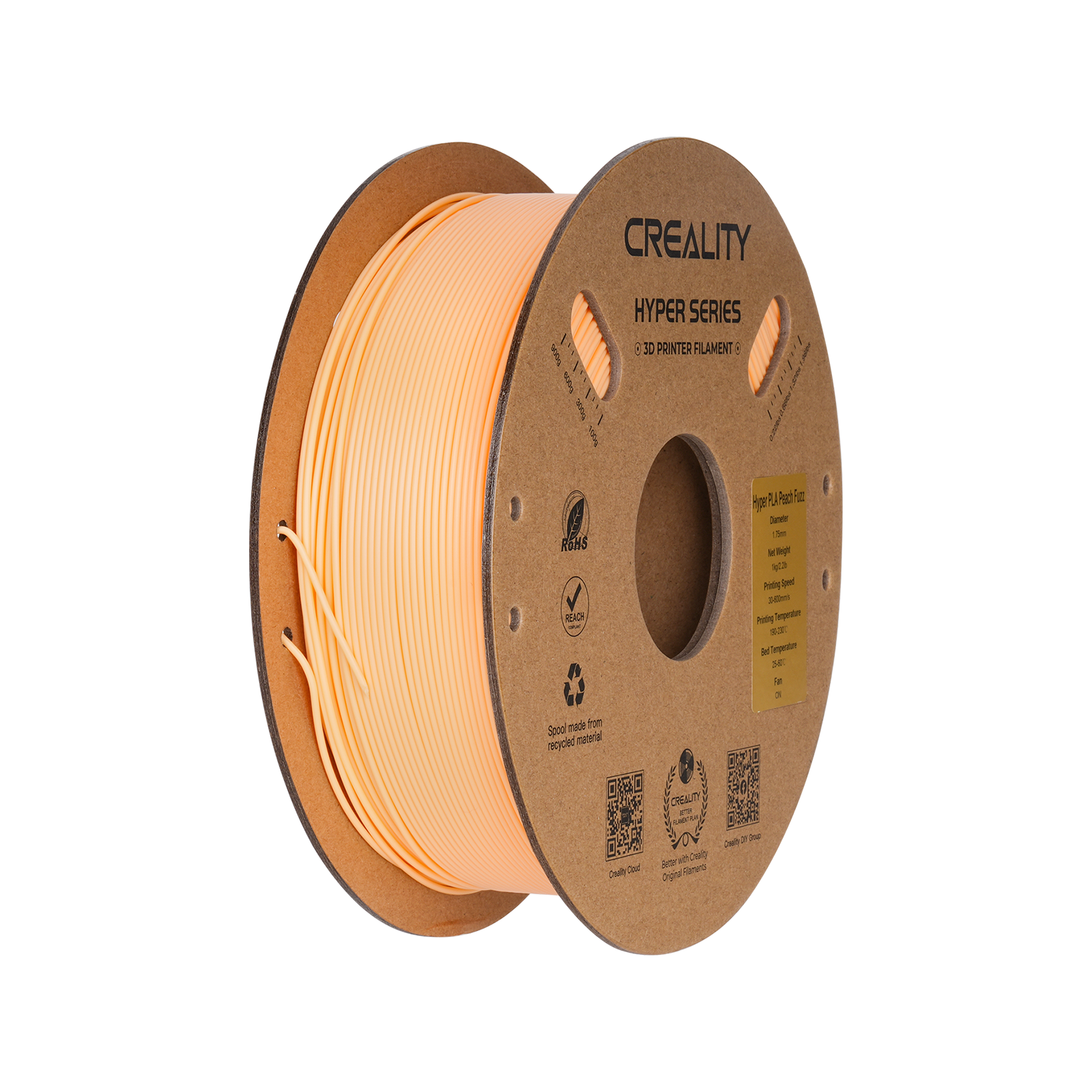 Creality - Hyper Peach Fuzz PLA - 1kg