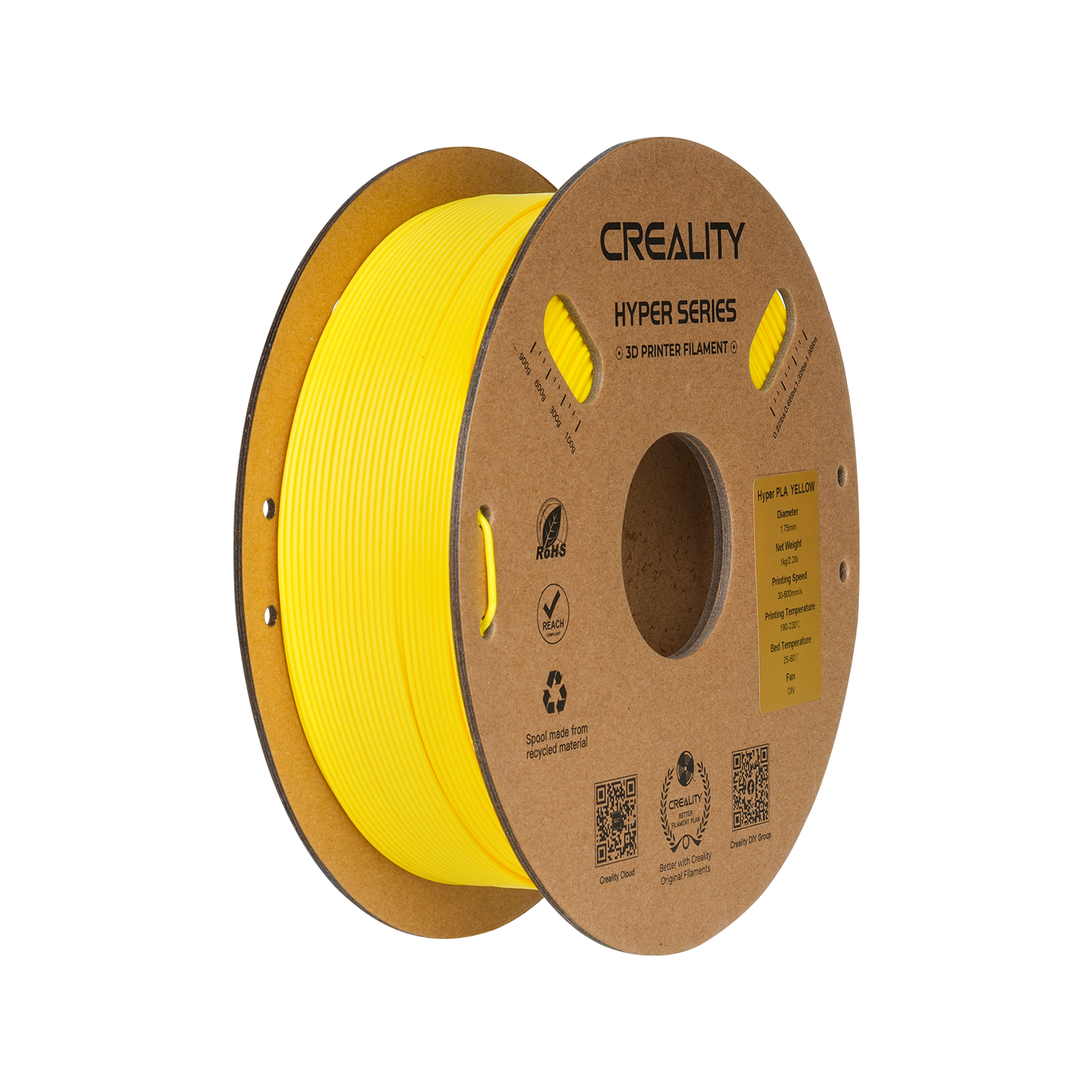 Creality - Hyper Yellow PLA - 1kg