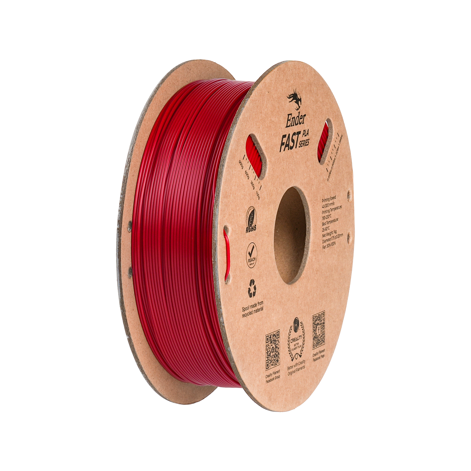 Creality - Red PLA 1.75mm - 1kg