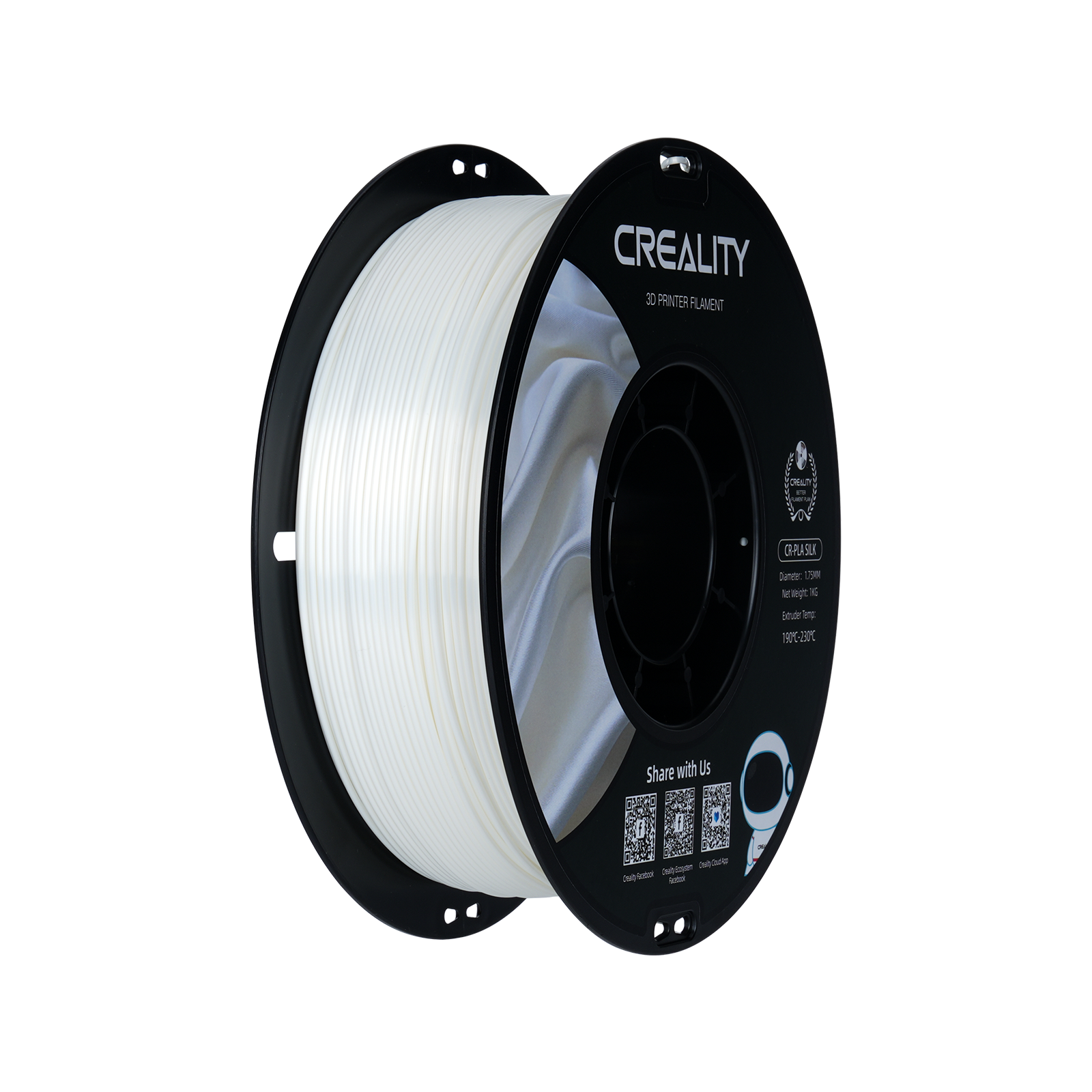 Creality - White Silk PLA - 1kg