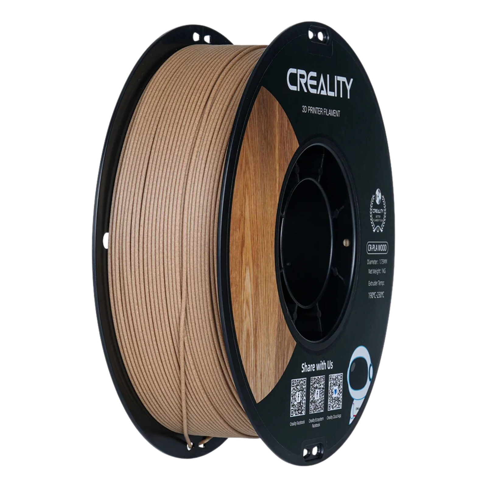 Creality - Wood Fill PLA 1.75mm - 1kg