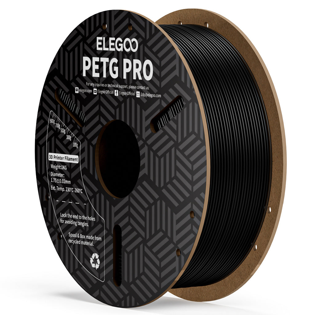 Elegoo - Pro Black PETG+ 1.75mm - 1kg