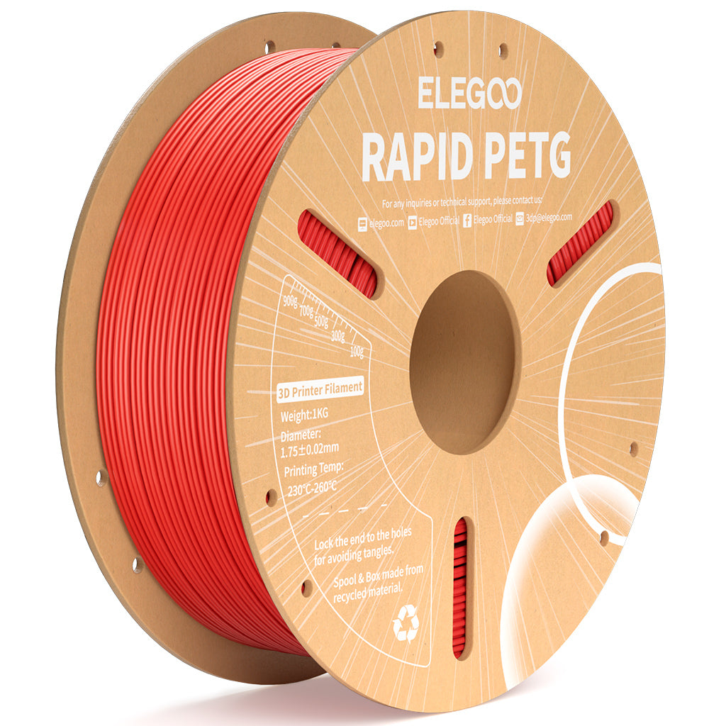 Elegoo - Rapid Red PETG 1.75mm - 1kg