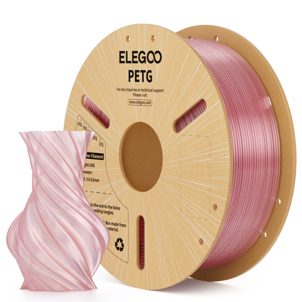 Elegoo - Translucent Pink Transparent PETG