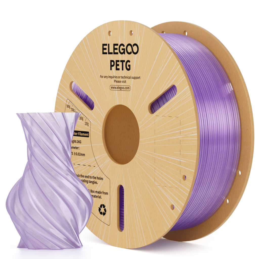 Elegoo - Translucent Purple Transparent PETG