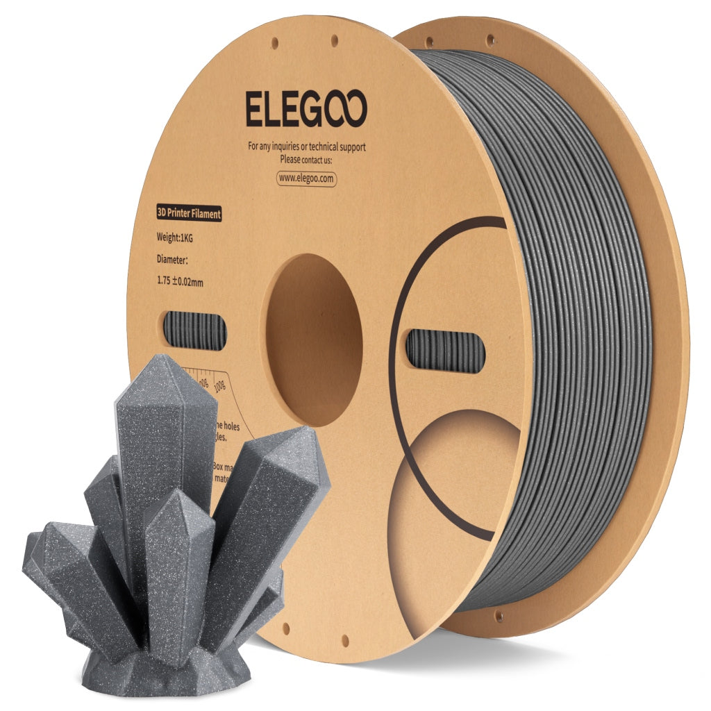 Elegoo - Dark Grey Glitter PLA