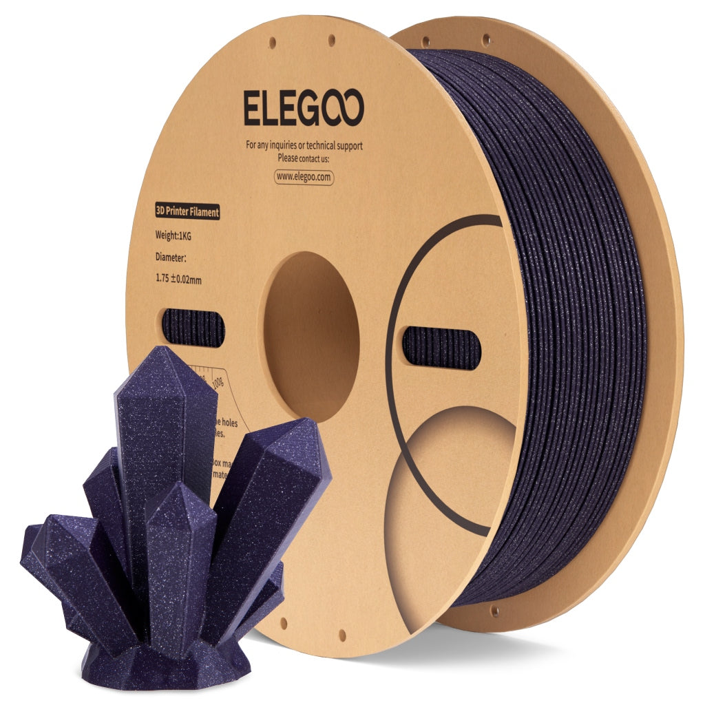 Elegoo - Purplish Grey Glitter PLA